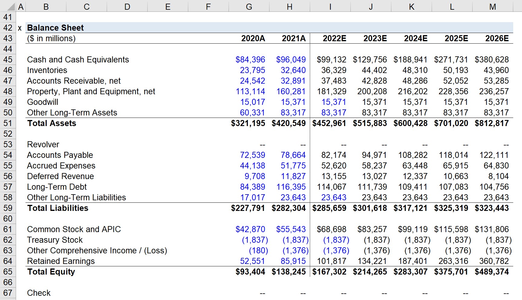 Yield Comparison Spreadsheets